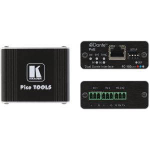 Kramer Electronics FC-102NET Encodeur DANTE POE 2ch