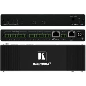 Kramer Electronics FC-404NETXL Mélangeur Dante 4x4 avec connexions analogiques pour Encodeur / Décodeur