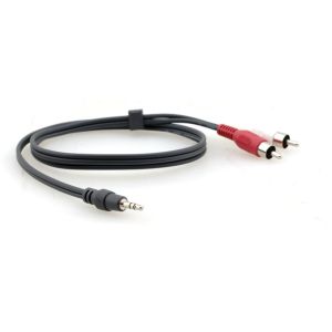 Kramer Electronics C-A35M/2RAM-35 câble audio 10,7 m 3,5mm 2 x RCA Noir
