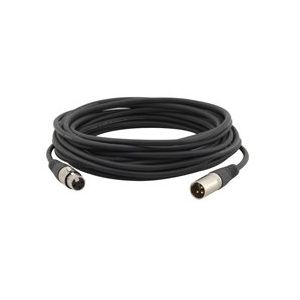 Kramer Electronics XLR Quad Style, 0.3m câble audio 0,3 m XLR (3-pin) Noir