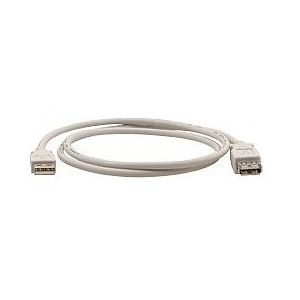 Kramer Electronics C-USB/AAE-10 câble USB 3 m USB 2.0 USB A Blanc