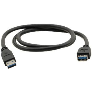 Kramer Electronics USB-A (M) to USB-A (F) 3.0, 0.9m câble USB 0,9 m USB 3.2 Gen 1 (3.1 Gen 1) USB A Noir