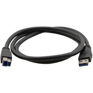 Kramer Electronics 10ft, USB3.0-A - USB3.0-B câble USB 3 m USB 3.2 Gen 1 (3.1 Gen 1) USB A USB B Noir