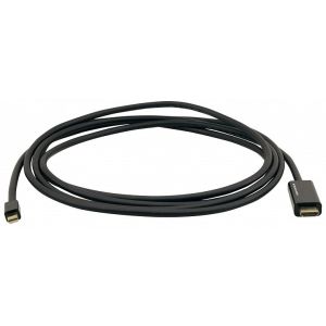 Kramer Electronics C-MDP/HM/UHD-10 3 m HDMI Type A (Standard) Mini DisplayPort Noir