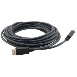 Kramer Electronics C-MDPM/MDPM 4,6 m DisplayPort Noir