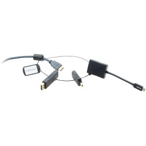 Kramer Electronics AD-RING-6 0,45 m Noir