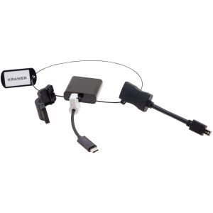 Kramer Electronics AD-RING-8 adaptateur graphique USB Noir