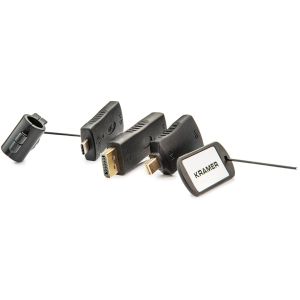 Kramer Electronics AD–RING–11 HDMI Type A (Standard) DisplayPort Noir