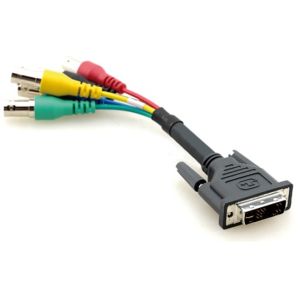Kramer Electronics ADC-DMA/5BF-1 0,3 m DVI-A 5 x BNC Multicolore