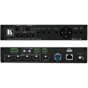 Kramer Electronics MV-4X Commutateur de matrice AV 12 W