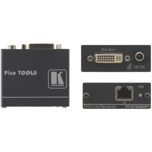 Kramer Electronics PT-572HDCP+ extension audio/video Récepteur AV Noir