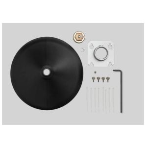 Shure A901B-R-PM-3/8IN Kit de montage pour potence NTP ou tige filetée 3/8 IN pour MXA901, noir