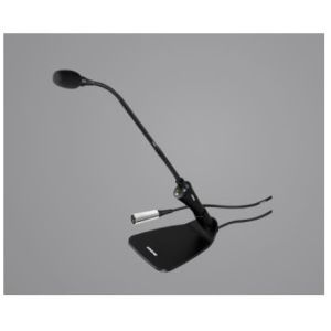 Shure Centraverse CVG12D-B/C Micro col de cygne 12’’ (30,5cm) cardioïde, Embase avec câble XLR 3 broches de 3.6m, sans témoin, DualFlex, noir