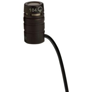 Shure MX184 Microphone cravate Microflex, hypercardioide, connecteur TA4F, préampli XLR inclus