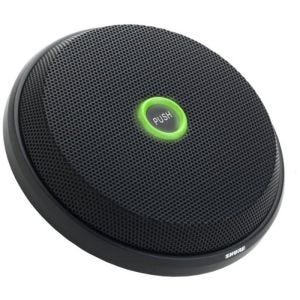 Shure MX396/C-TRI Micro à effet de surface, 3 capsules (300/360°), sortie individuelle par capsule, LED + interrupteur