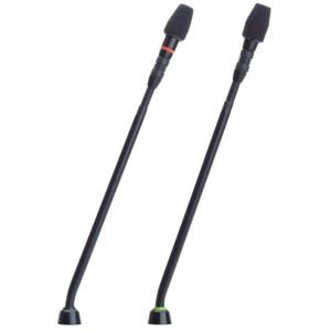 Shure MX410/C Micro col de cygne 10’’ (25cm) avec préampli MX400SMP XLR 5 broches, capsule cardioïde, voyant bicolore, SimpleFlex, noir