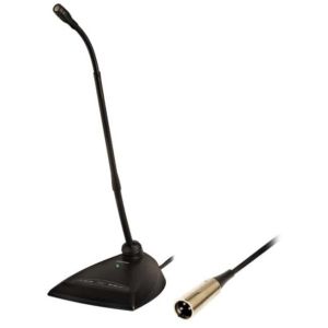 Shure MX412D/C Micro col de cygne 12’’ (30.5cm) avec embase XLR 3 broches, capsule cardioïde, switch avec LED verte, DualFlex, noir