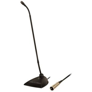 Shure MX418S/N Micro col de cygne 18’’ (45.7cm) avec embase XLR 3 broches, sans capsule, switch avec LED verte, DualFlex, noir