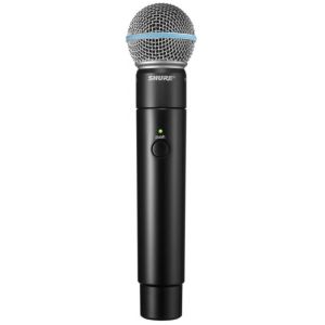 Shure MXW2/BETA58=-Z11 Émetteur numérique à main, capsule BETA58A, système MXW (1880–1900 MHz)