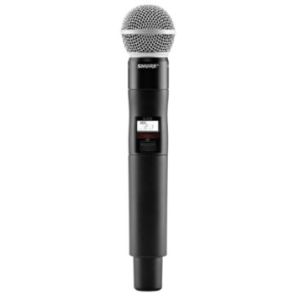 Shure QLXD2/SM58=-K51 Émetteur numérique à main, capsule SM58, série QLX-D K51 (606-670 MHz)