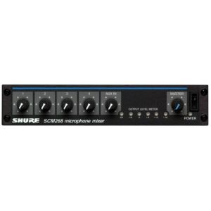 Shure SCM268 Mélangeur 4 canaux + aux