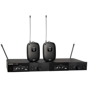 Shure SLXD14DE-L56 Système comprenant 1 récepteur double SLXD4D et 2 émetteurs SLXD1 (650-694 MHz)