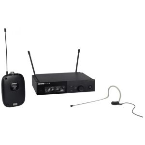 Shure SLXD14E/153B-H56 Système comprenant 1 récepteur SLXD4, 1 émetteur SLXD1 avec micro tour d’oreille MX153B (518-562 MHz)