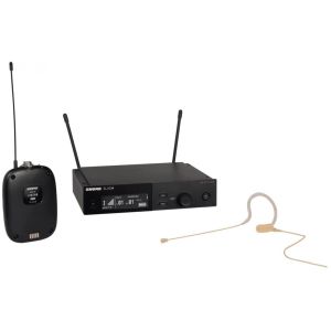 Shure SLXD14E/153T-G59 Système comprenant 1 récepteur SLXD4, 1 émetteur SLXD1 avec micro tour d’oreille MX153T (470-514 MHz)