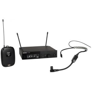 Shure SLXD14E/SM35-K59 Système comprenant 1 récepteur SLXD4, 1 émetteur SLXD1 avec micro serre-tête SM35 (606-650 MHz)