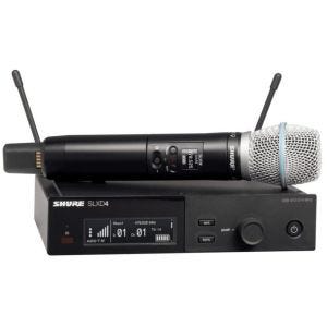 Shure SLXD24E/B87A-J53 Système comprenant 1 récepteur SLXD4 et 1 émetteur à main SLXD2/B87A (562-606MHz)