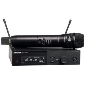 Shure SLXD24E/K8B-K59 Système comprenant 1 récepteur SLXD4 et 1 émetteur à main SLXD2/K8B (606-650 MHz)