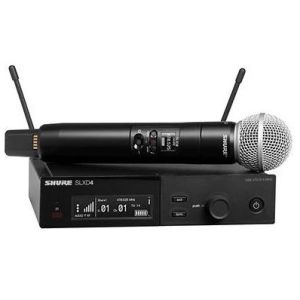 Shure SLXD24E/SM58-J53 Système comprenant 1 récepteur SLXD4 et 1 émetteur à main SLXD2/SM58 (562-606MHz)