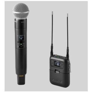 Shure SLXD25/SM58-H56 Système comprenant 1 récepteur portable SLXD5 et 1 émetteur à main SLXD2/SM58 (518-562 MHz)