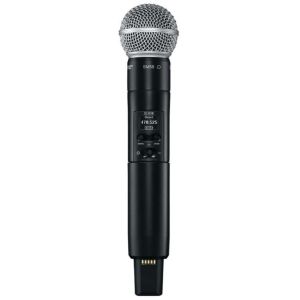 Shure SLXD2/SM58=-G59 Émetteur numérique à main, capsule SM58, série SLX-D G59 (470-514 MHz)