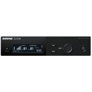 Shure SLXD4=-G59 Récepteur numérique UHF, série SLX-D G59 (470-514 MHz)