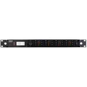 Shure ULXD4QE=-K51 Récepteur numérique UHF quadruple Dante, série ULX-D K51 (606-670 MHz)