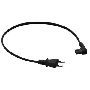 Sonos PCS1SEU1BLK Câble d'alimentation 2 broches 0.5m, fiche coudée, noir
