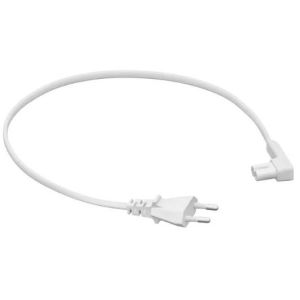 Sonos PCS1SEU1 Câble d'alimentation 2 broches 0.5m, fiche coudée, blanc
