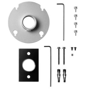 Shure A900-S-PM Platine montage avec cache pour installer MXA920-S sur potence plafond 5’’format NPT