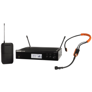 Shure BLX14RE/SM31-M17 Système comprenant 1 récepteur rackable BLX4R et 1 émetteur BLX1 avec micro serre-tête SM31 (662-686 MHz)