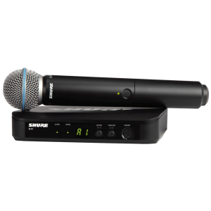 Shure BLX24E/B58-H8E Système comprenant 1 récepteur BLX4 et 1 émetteur à main BLX2/B58 (518-542 MHz)