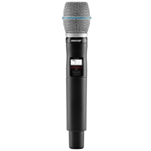 Shure QLXD2/B87A=-H51 Émetteur numérique à main, capsule BETA87A, série QLX-D H51 (534-598 MHz)