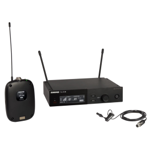 Shure SLXD14E/UL4B-J53 Système comprenant 1 récepteur SLXD4, 1 émetteur SLXD1 avec micro-cravate UL4B (562-606MHz)