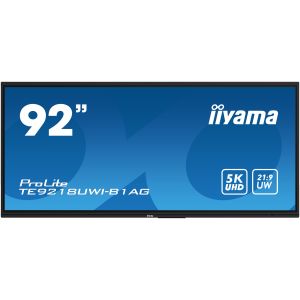 iiyama TE9218UWI-B1AG – Écran tactile interactif 91,5” 5K UHD