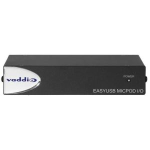 Vaddio EasyUSB MicPOD I/O Interface de connexion pour micros RJ45 Vaddio (non Dante) vers Euroblocs analogiques